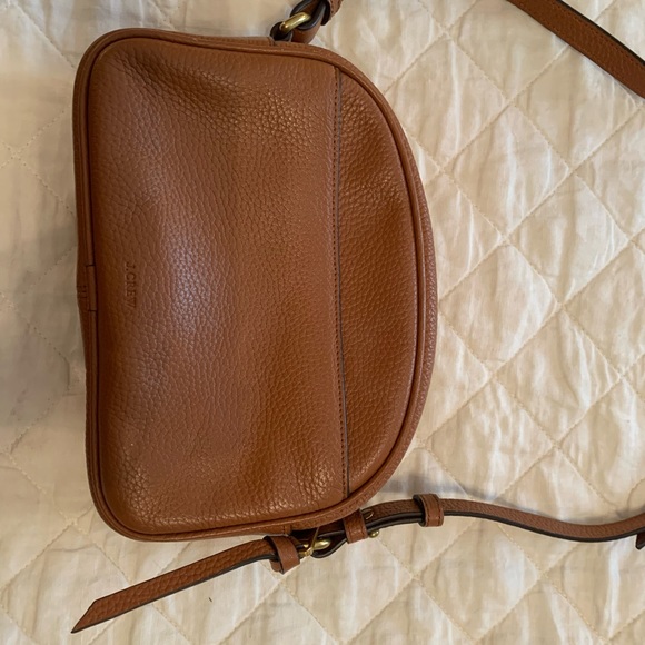 J. Crew Bags J Crew Crossbody Bag In Pebbled Leather Cognac Color